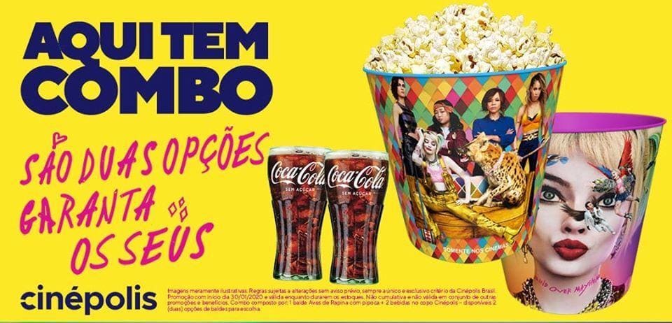 Cinépolis lança combo de Aves de Rapina Cinépolis lança combo de Aves de Rapina