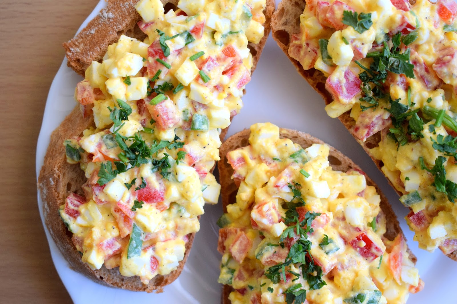 Zdrowie na języku Fit pasta jajeczna na kanapkę )