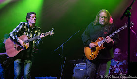 Warren Haynes and David Shaw performing with The Revivalists