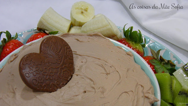 Dip de Chocolate e Mascarpone para o Dia de São Valentim