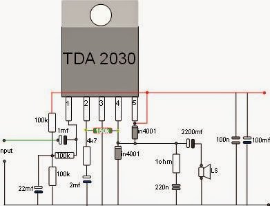 2030 Amplifier Circuit Diagram