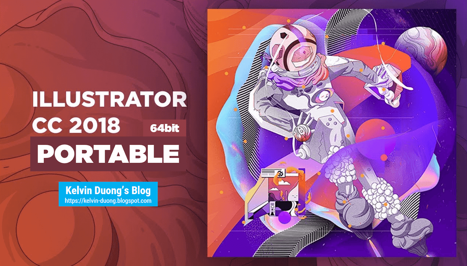 Adobe Illustrator CC 2018 PORTABLE Không cần cài đặt Kelvin Duong