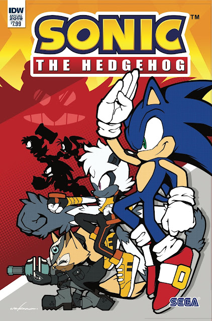 Sonic The Hedgehog Annual 2019 Yuji Uekawa