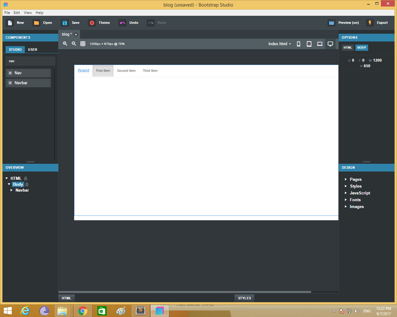 What is Bootstrap Studio