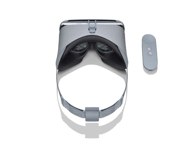 Abbildung eines Google Daydream View VR-Headset