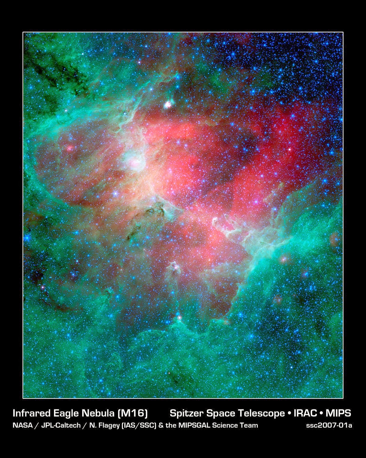 Cosmic Epic Unfolds in Infrared: The Eagle Nebula