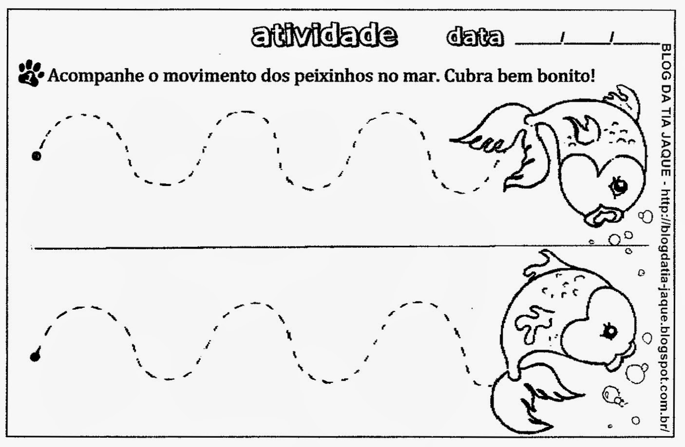 Atividades Prontas de Coordenação Motora - Tarefas Para Caderno