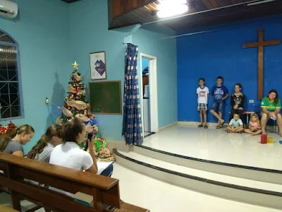 nsaio de programação de natal 2018, na Comunidade Concórdia, Nova União - PEL CRISTO - Ouro Preto d'Oeste-RO