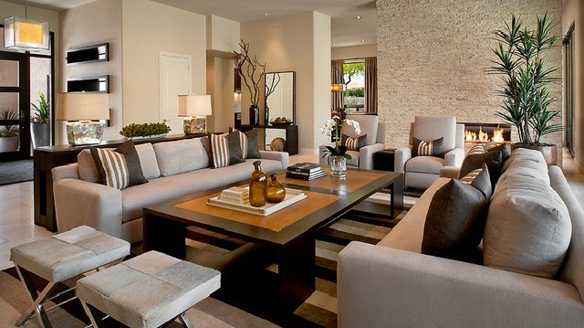 Large Living Room Arrangement