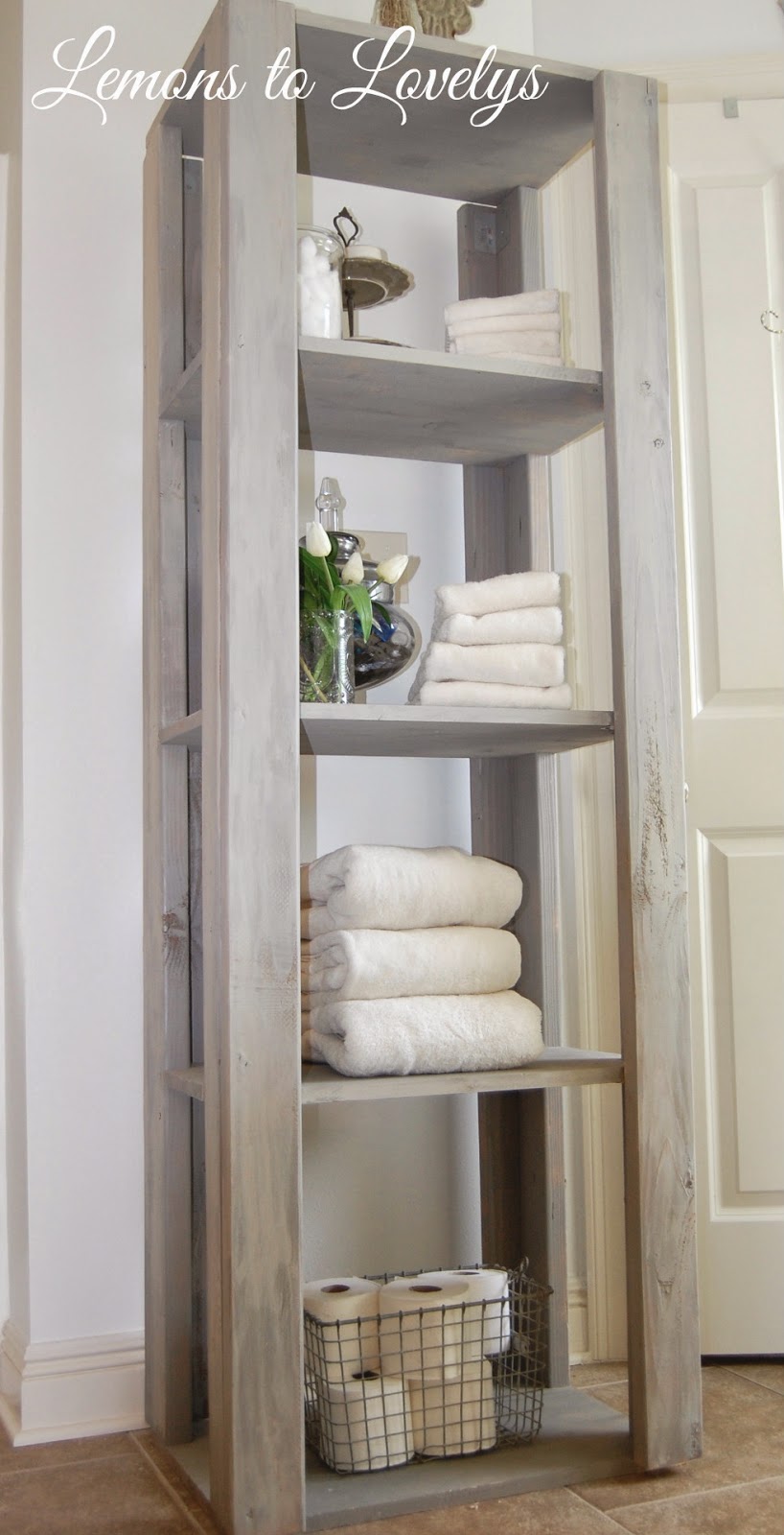 Lemons to Lovelys Bathroom Storage