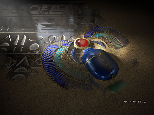 escarabajo sagrado egipcio