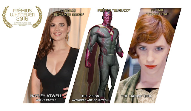 prémio enormes seios mamas hayley atwell premio eunuco the vision o visão avengers age of ultron prémio oscars bait the danish girl