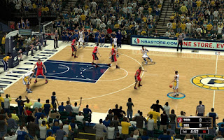 NBA 2K13 Indiana Pacers Court Patch