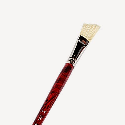 Pinceau System 3 Biseauté Long, Manche Court, Série 00 Daler