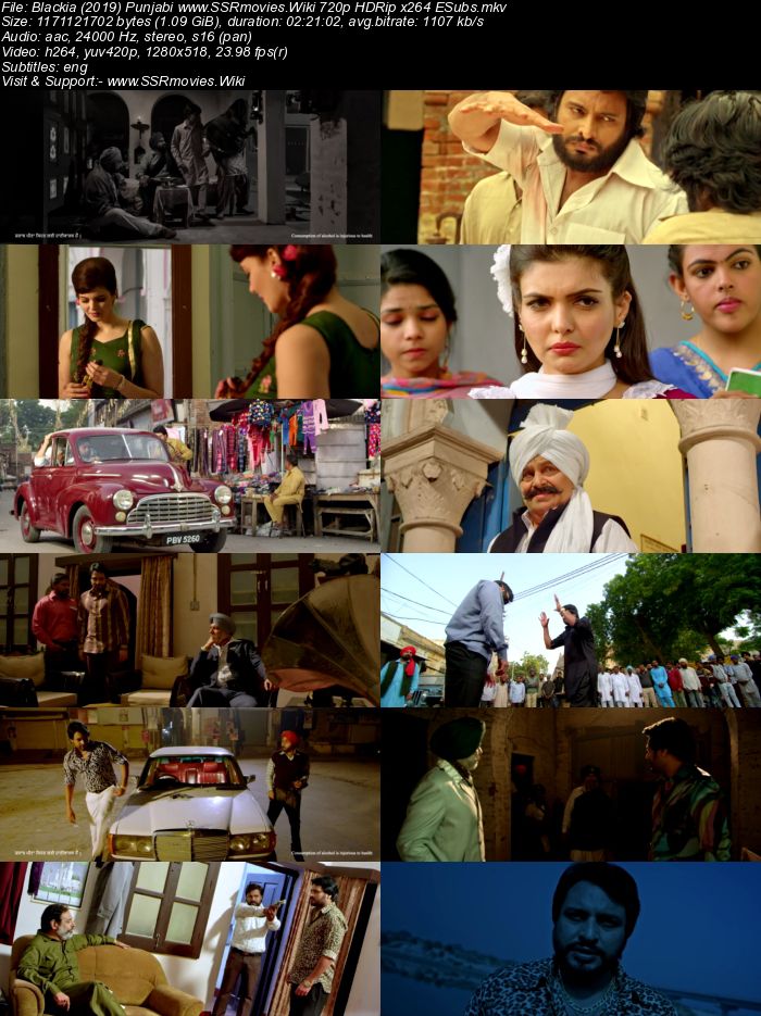 Blackia (2019) Punjabi 720p HDRip x264 1GB ESubs Movie Download