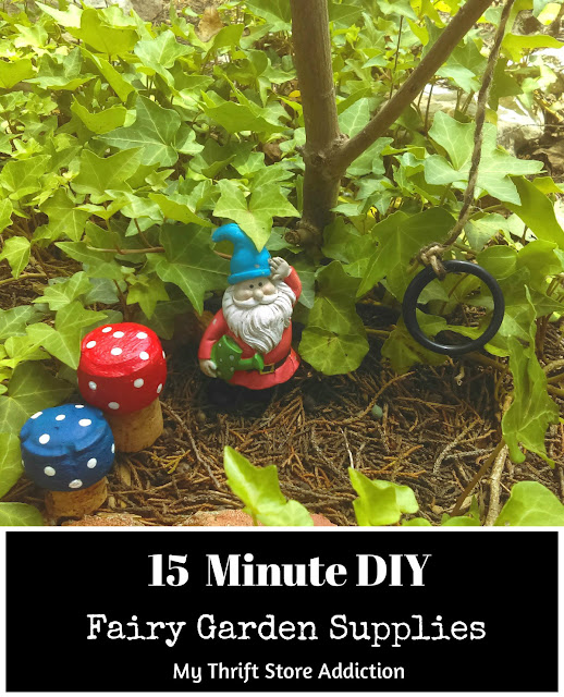 15 minute DIY fairy garden supplies