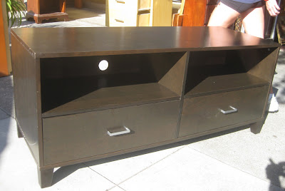UHURU FURNITURE & COLLECTIBLES: SOLD - Espresso TV Stand - $80