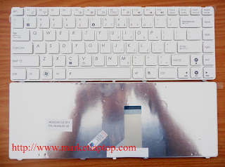 keyboard laptop asus a42 putih white frime