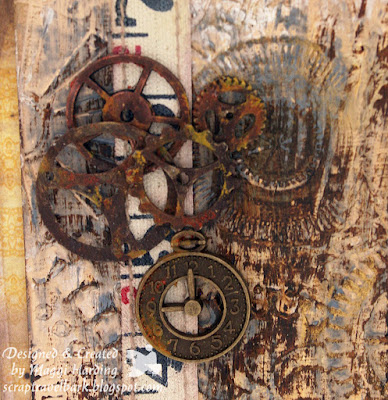 3D Texture Fades Embossing Folder, Mechanics, The Funkie Junkie Boutique, tutorial, Maggi Harding