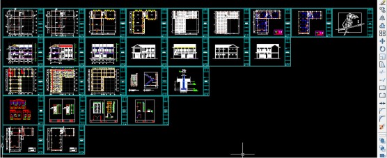 Contoh Autocad Gedung Sekolah Madrasah 2 Lantai