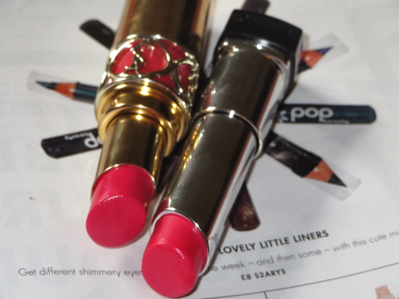 Lipsticks n Lashes Yves Saint Laurent Rouge Volupte Shine Dupe?