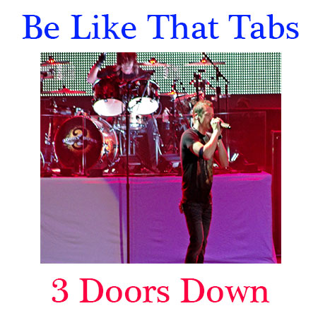 Be Like That Tabs 3 Doors Down How To Play Be Like That