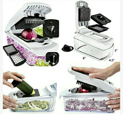 Fullstar Fruit Cutter - Food Chopper - Vegetable Slicer and Spiralizer