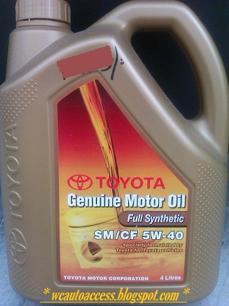 Toyota engine oil
