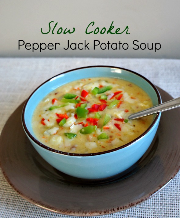 Recipe for Slow Cooker (crock pot) Pepper Jack Potato Soup 365 Days