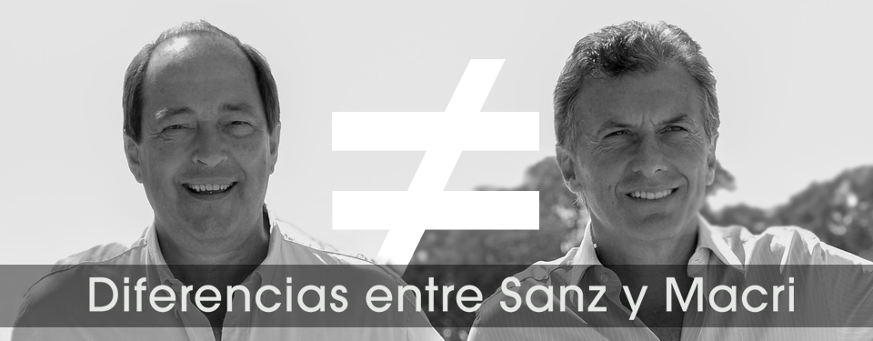 Diferencias entre Sanz y Macri