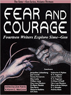 Cover of Sime~Gen anthology Fear And Courage