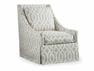 Braxton Culler Osborne Swivel Chair 5602005 swivel living room chairs beauty white greyed stylish beauty handchair with elegant curved comfortable in fashion