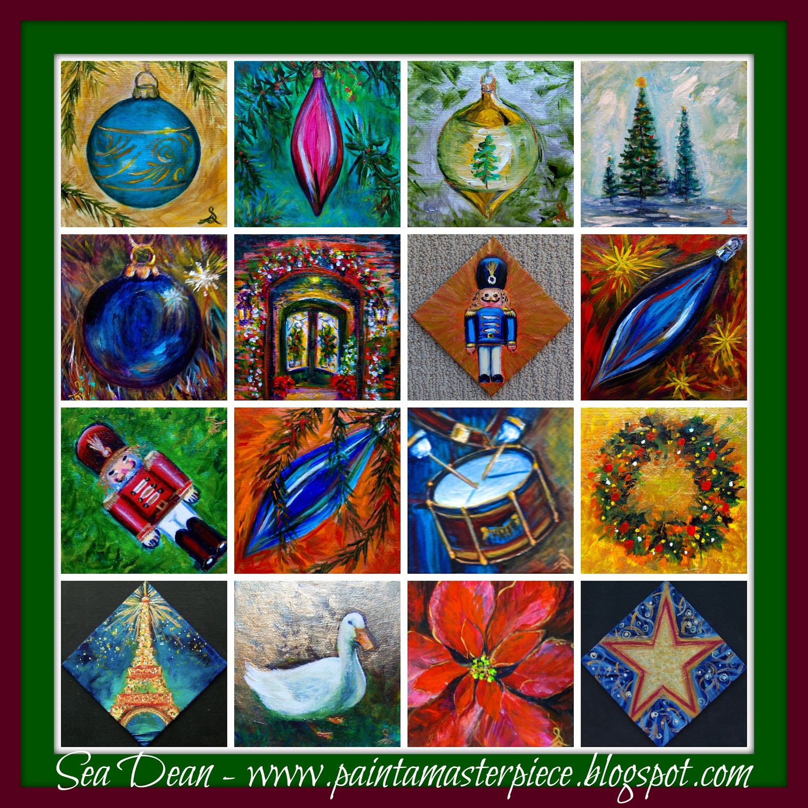 Sea Dean Paint A Masterpiece FINE ART TREE ORNAMENTS ORDER NOW sea-dean-paint-a-masterpiece-fine-art-tree-ornaments-order-now