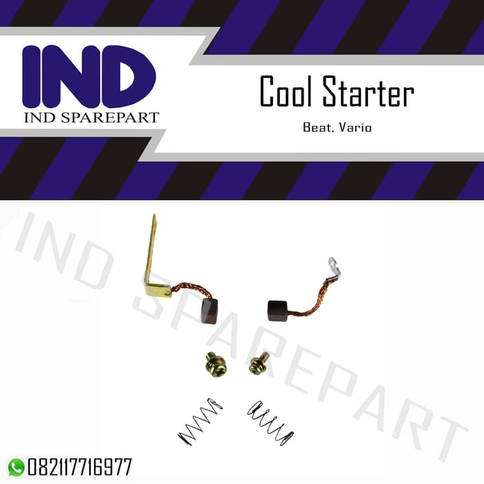 Cool Starter-Arang-Areng-Carbon Brush Beat/Vario Ayo Beli