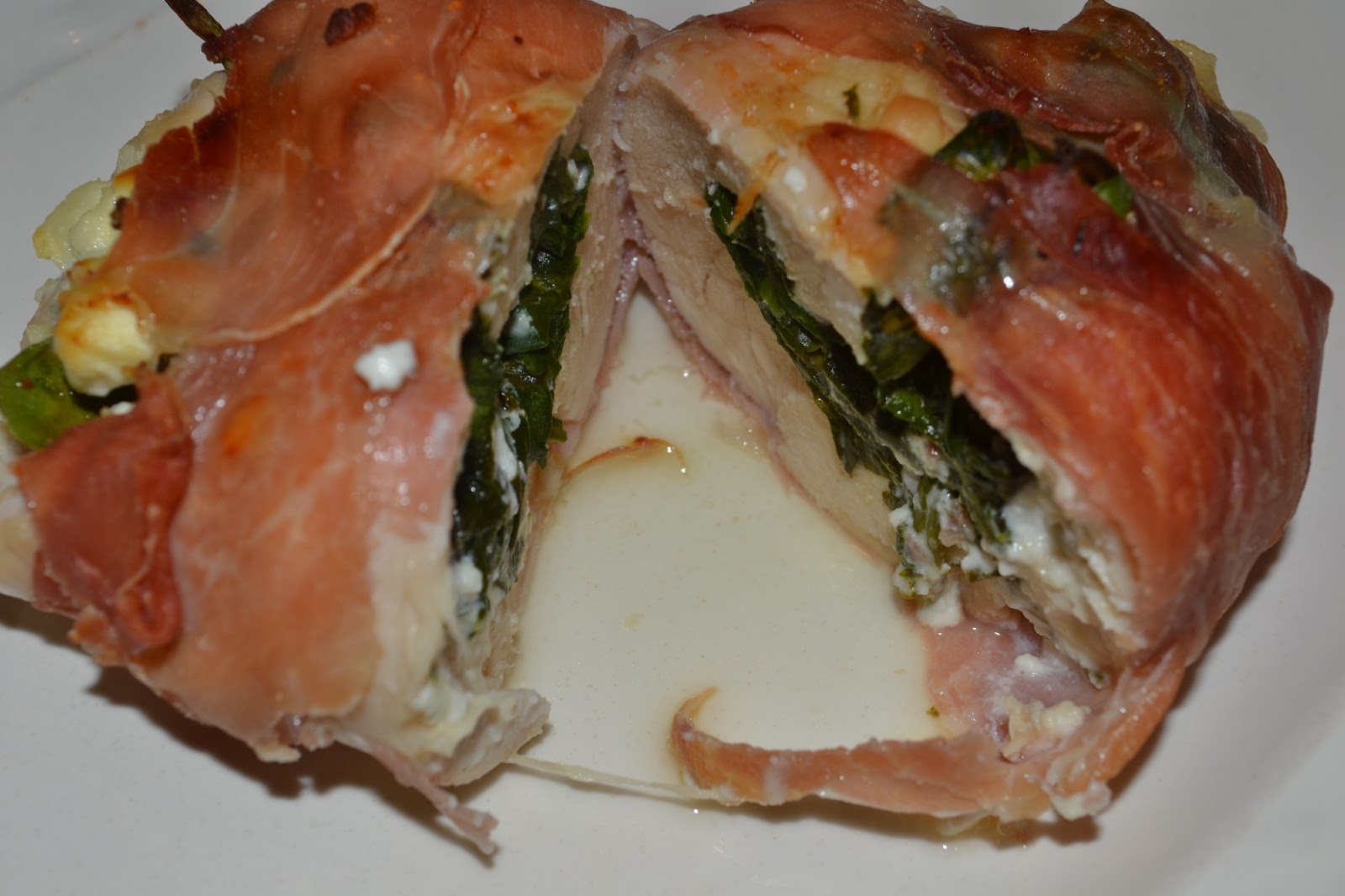 Southern Accents Chicken Stuffed with Spinach and Feta Wrapped with