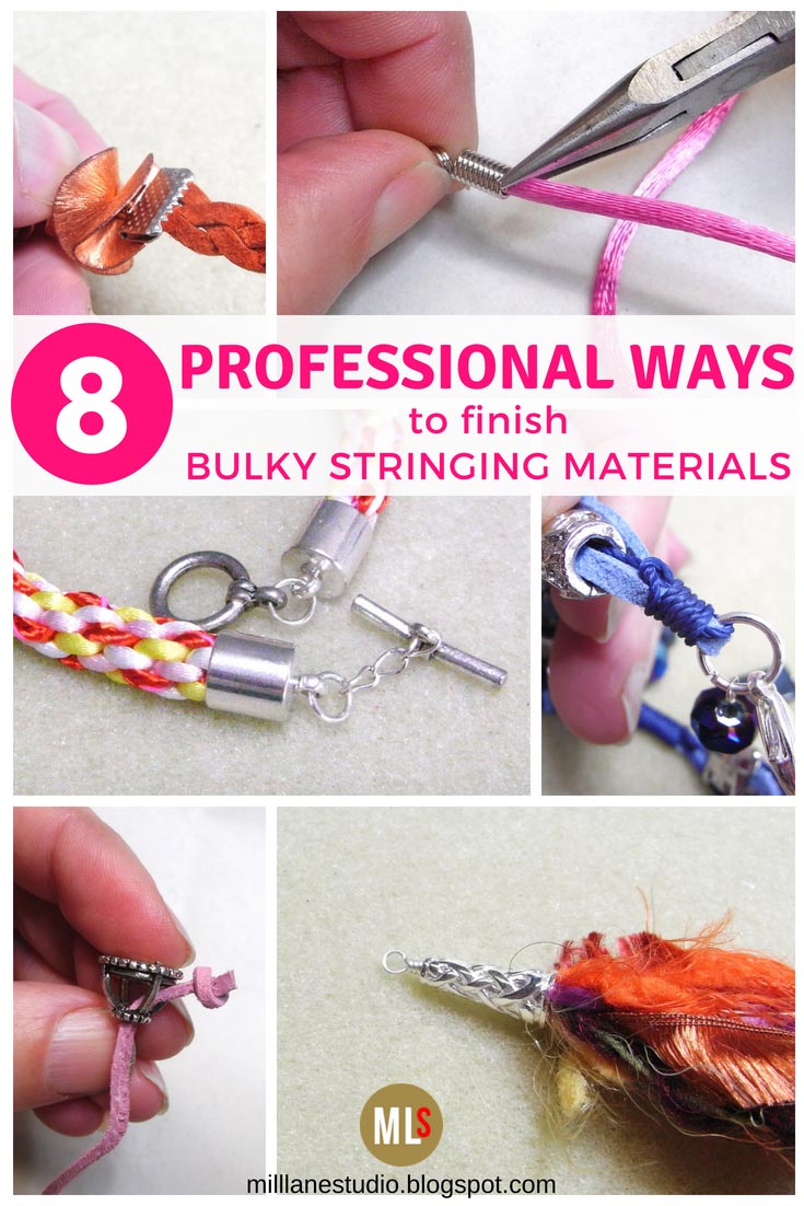 8 Professional Ways to Finish Bulky Stringing Materials Mill Lane Studio