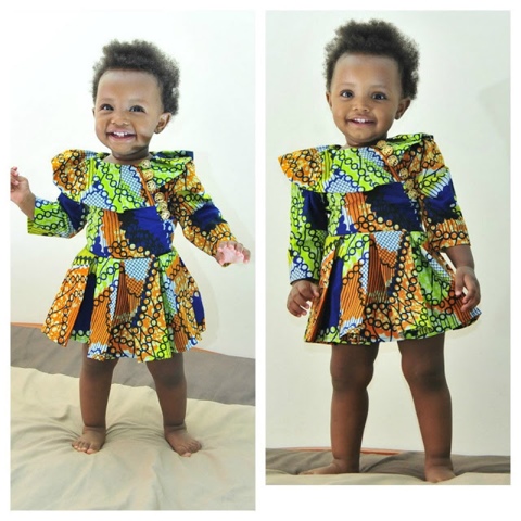 kitenge dress for baby girl
