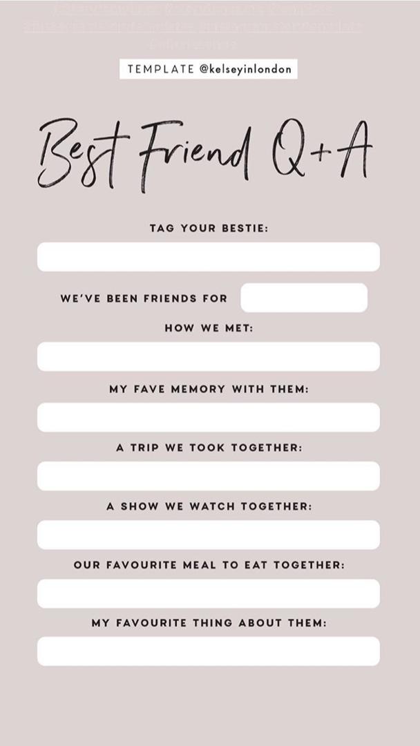 Instagram Story Template (FREE) for Blogger by @kelseyinlondon + others ~ Wordless Wednesday