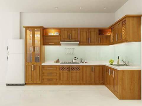 kitchen set kayu jati mewah