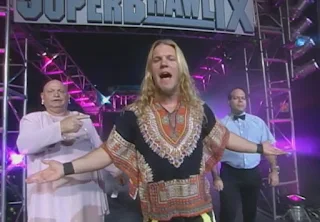 WCW Superbrawl IX - Chris Jericho w/ Ralphus & Scott Dickinson