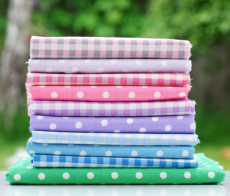 Yuwa fabric stash basics - Gingham & Dots | © Red Pepper Quilts 2017
