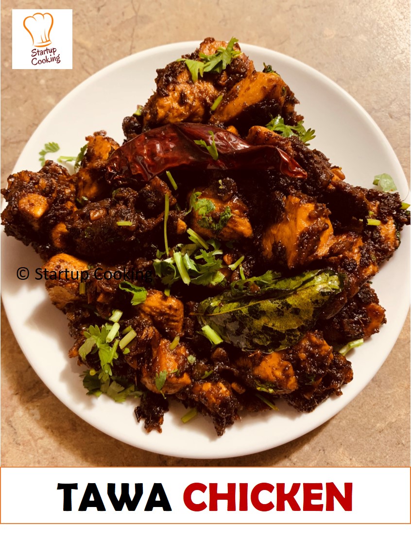 Tawa Chicken Recipe Chicken Appetizer Startup Cooking
