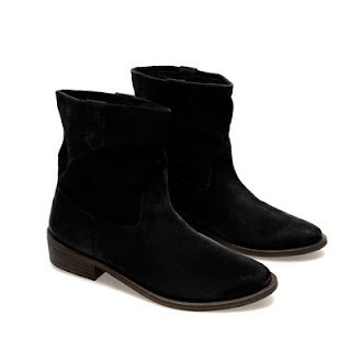 women black flat cowboy ankle