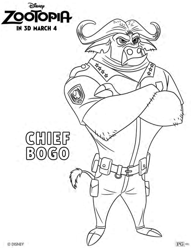 Hanging Off The Wire: Zootopia Coloring Sheets