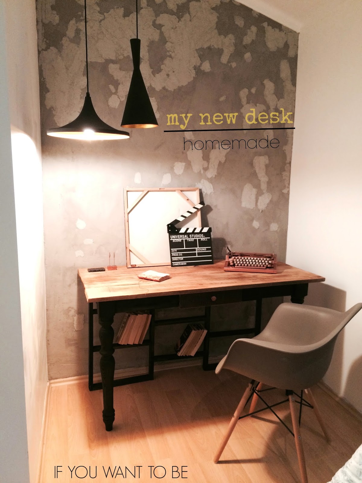 Ev Yapımı Çalışma Masası / Homemade Desk IFYOUWANTTOBEALL ERSİN DOĞAN