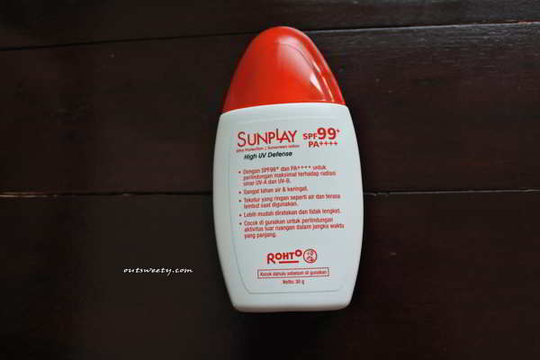 Review  Sunscreen Sunplay Ultra Protection  SPF 99+ PA++++ Light UV Defense