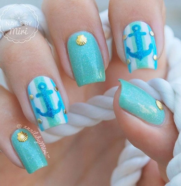 7 OCEAN NAIL ART IDEAS Non stop Fashions