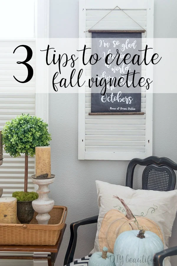 3 tips to create stunning vignettes