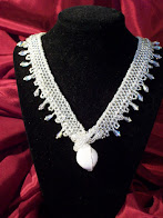 Peyote stitch necklace